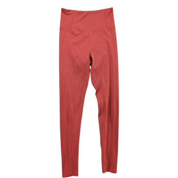 Girlfriend Collective Leggings Womens Terracotta Red Stretch Yoga Pants Size XS - Picture 1 of 9